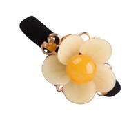 OKUMEYR Lazo Cabello Hanfu de Pétalos de Colores Jade y Cobre, Accesorio para Crear Peinados Simples sin Dañar el Cabello, Adecuado para Cultura China y Mujeres