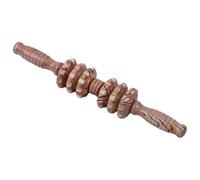 OKUMEYR Masajeador de Espalda Manual Rodillo de Madera Ergonómico para Masaje Muscular y Piel Firme Adecuado para Relajación en Casa o Salón de Belleza