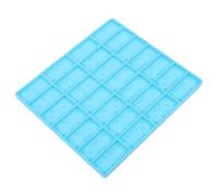 OKUMEYR Molde de Silicona para Dominó Diy, Lavable y Fácil de Desmoldar, Adecuado para Manualidades y Creación de Resina en Color Azul