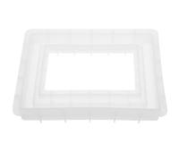 OKUMEYR Molde de Silicona Rectangular para Bricolaje Resina Epoxi, Fácil de Limpiar y Operar, Adecuado para Crear Marcos Decorativos y Regalos Personalizados