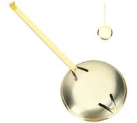 OKUMEYR Péndulo de Metal Dorado Pieza del Mecanismo del Reloj para Reloj de Pared Movimiento Preciso y Reemplazo Fácil Adecuado para Uso en Casa y DIY