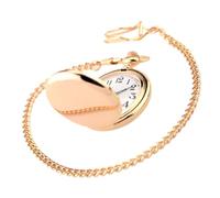 OKUMEYR Reloj de Bolsillo Retro Doble Cara con Tapa Pulida Reloj Digital Colgante para Hombre y Mujer Ligero con Cadena Elegante y Práctico para Uso Diario