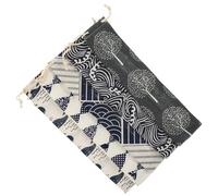 OKUMEYR Set de 5 Bolsas de Almacenamiento para Pajitas de Algodón y Lino, Estuche de Transporte Ligero y Fácil de Guardar para Tenedores y Cucharas en Viajes