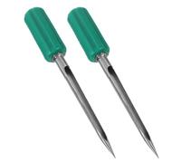 OKUMEYR Sonda de Muestreo de Semillas 2 Piezas Acero Inoxidable 25 Cm Mango Plástico para Muestreador de Granos, Muestreador de Trigo y Arroz, Herramienta para Experimentos Agrícolas