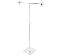OKUMEYR Soporte de Fondo Fotográfico Forma de T Mini Soporte de Mesa de Acero Inoxidable para Fotografía de Objetos Pequeños Portátil y Resistente para Joyería Cosméticos y Alimentos