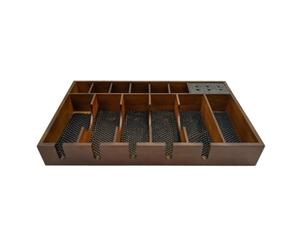 OKUMEYR Soporte Gran de Diseño Pelo para Eléctrica Cortadora de Rejilla Racional Capacidad y Material Plástico Adecuado para Salón de Belleza Profesional