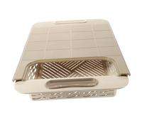 OKUMEYR Tabla de Cortar Multifunción Retráctil de Plástico PP Desagüe y Cesta para Almacenar, Adecuado para Cocina y Camping al Aire Libre Color Aleatorio