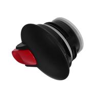 OKUMEYR Tapa de Repuesto para Jarra Térmica de Café Hk1500/Hk-2000 Material PP Seguro Negro y Rojo Retención de Calor Prolongada Compatible Cafeteras Domésticas y Profesionales