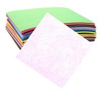 OKUMEYR Tela de Fieltro No Tejido Patchwork Colorido 40 Hojas para Manualidades Suave y Cómodo al Tacto, Adecuado para Bordado y Costura Creativa