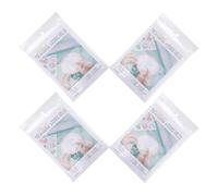 OKUMEYR Tela Soluble para Bordar de 16 Piezas Pva y Papel, Película Soluble en Agua para Bordado DIY Resistente y Fácil de Usar en Manualidades de Bordado a Mano