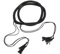 OKUMEYR Turbante árabe para hombre diadema envolvente del desierto pañuelo de Dubái tocado musulmán shemagh negro PU ligero cómodo