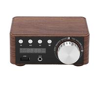 Okuyonic Amplificador Digital de Alta Fidelidad, Transmisión Inalámbrica DC9V 24V Decodificación de Formato Múltiple Grano de Madera Mini Bluetooth 5. 0 Amplificador de Potencia Universal para Cine C