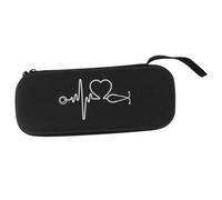 Okuyonic Estuche de Transporte Rígido para Estetoscopio, Ligero Anticolisión EVA Estuche de Transporte Grande para Estetoscopio Resistente a Arañazos y Golpes para Viajes
