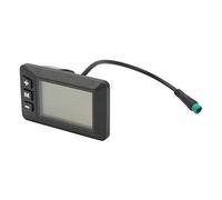 Okuyonic Pantalla de Bicicleta Eléctrica, Grabación Robusta en Tiempo Real, Fácil de Ver, Plástico, 36 V, Mano de Obra Fina, Reflejo Verdadero, Bicicleta Eléctrica, Medidor de Pantalla LCD para