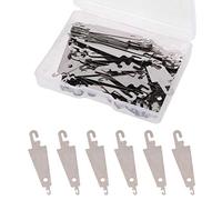 OKwife 100 Uds Metal enhebrador de Agujas de Ojo Grande Bordado Herramientas de enhebrado de Punto de Cruz