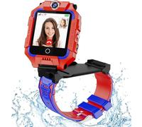 OKYUK Reloj Inteligente 4G para niños, rastreador GPS, múltiples Estilos de Escritorio para Elegir, Llamadas bidireccionales, Competencia de Imagen, SOS, Wi-Fi, Pantalla táctil Impermeable para niños