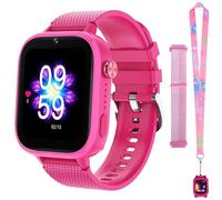 OKYUK Reloj Inteligente Infantil 4G con teléfono y GPS, Reloj Infantil Multifuncional con videollamada, Modos Deportivos, Reloj Despertador, Tienda de Aplicaciones integrada, Reloj Inteligente