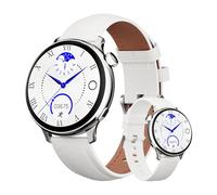 OKYUK Reloj Inteligente Mujer con Llamadas,1.27" HD Smartwatch Mujer con frecuencia cardíaca 24 h, monitorización de SpO2 y del sueño, 90+ Modos Deportivos, Compatible con Android e iOS (Blanco)