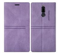 OKZone Funda para Huawei Mate 10 Lite, Carcasa Huawei Mate 10 Lite Libro con Tapa de Cuero Piel Wallet Case Flip Cover con Kickstand, Magnetica, Ranuras para Tarjetas para Huawei Mate 10 Lite(Púrpura)