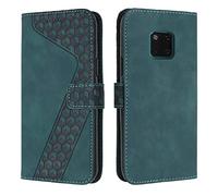OKZone Funda para Huawei Mate 20 Pro, PU Cuero Flip Carcasa Fundas Móvil de Tapa Libro Caso Piel PU para Huawei Mate 20 Pro, Billetera Tarjetero Case Telefono Cubrir Móvil Phone Cover(Verde)