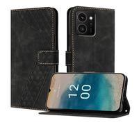 OKZone Funda para Nokia HMD Skyline, PU Cuero Flip Carcasa Fundas Móvil de Tapa Libro Caso Piel PU Billetera Case Telefono Cubrir Móvil Cover con Cáscara de TPU(Negro)