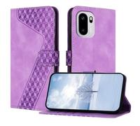 OKZone Funda para OnePlus Ace 6 5G/Ace 6T 5G/15R 5G, PU Cuero Flip Carcasa Fundas Móvil de Tapa Libro Caso Piel PU Billetera Case Telefono Cubrir Móvil Cover con Cáscara de TPU(Púrpura)