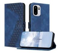 OKZone Funda para OnePlus Ace 6 5G/Ace 6T 5G/15R 5G, PU Cuero Flip Carcasa Fundas Móvil de Tapa Libro Caso Piel PU Billetera Case Telefono Cubrir Móvil Cover con Cáscara de TPU(Azul)
