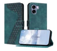 OKZone Funda para OPPO A6/A6C/A6S 5G/A6T/A6T Pro 4G/A6X, PU Cuero Flip Carcasa Fundas Móvil de Tapa Libro Caso Piel PU Billetera Case Telefono Cubrir Móvil Cover con Cáscara de TPU(Verde)