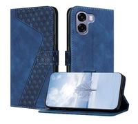 OKZone Funda para OPPO A6/A6C/A6S 5G/A6T/A6T Pro 4G/A6X, PU Cuero Flip Carcasa Fundas Móvil de Tapa Libro Caso Piel PU Billetera Case Telefono Cubrir Móvil Cover con Cáscara de TPU(Azul)