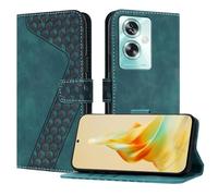 OKZone Funda para OPPO A79 5G/OnePlus Nord N30 SE 5G, PU Cuero Flip Carcasa Fundas Móvil de Tapa Libro Caso Piel PU Billetera Case Telefono Cubrir Móvil Cover con Cáscara de TPU(Verde)