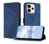 OKZone Funda para OPPO Reno 15F 5G, PU Cuero Flip Carcasa Fundas Móvil de Tapa Libro Caso Piel PU Billetera Case Telefono Cubrir Móvil Cover con Cáscara de TPU(Azul)