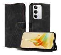 OKZone Funda para Realme C71, PU Cuero Flip Carcasa Fundas Móvil de Tapa Libro Caso Piel PU Billetera Case Telefono Cubrir Móvil Cover con Cáscara de TPU(Negro)