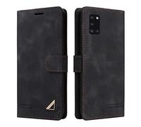 OKZone Funda para Samsung Galaxy A31, Premium PU Cuero Cierre Magnético Tipo Libro Flip Folio Carcasa Soporte Plegable Ranuras para Tarjetas Cáscara de TPU para Samsung Galaxy A31 (Negro)