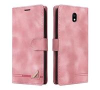 OKZone Funda para Samsung Galaxy J730/J7 2017, Premium PU Cuero Cierre Magnético Tipo Libro Flip Folio Carcasa Soporte Plegable Ranuras para Tarjetas para Samsung Galaxy J730/J7 2017 (Rosado)