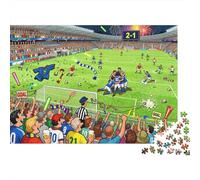 Ola de Celebración del GOL del Estadio Puzzle De Madera Impermeable Puzzles De 1000 Piezas para Adultos Imposible Rompecabezas Juegos Educativos