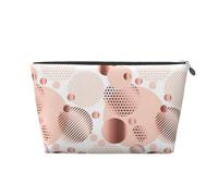 Ola de Oro Rosa, Bolsa de artículos de tocador Bolsa de Maquillaje Bolsa de cosméticos Bolsa de artículos de tocador de Viaje portátil