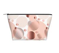 Ola de Oro Rosa, Bolsa de artículos de tocador Bolsa de Maquillaje Bolsa de cosméticos Bolsa de artículos de tocador de Viaje portátil