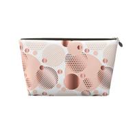 Ola de Oro Rosa, Bolsa de Maquillaje Bolsa de cosméticos Bolsa de artículos de tocador de Viaje portátil Bolsa de artículos de tocador