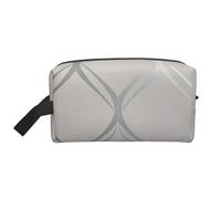 Ola Geométrico Gris Plata, Bolsa de Maquillaje Bolsa de cosméticos Bolsa de artículos de tocador de Viaje portátil Organizador de Bolsa de Maquillaje