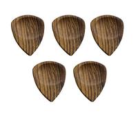 Oladfiop Púas de guitarra estriadas, púas de madera para guitarra eléctrica, acústica o bajo, D