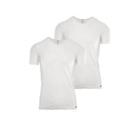 Olaf Benz Camiseta térmica ' V-Neck 'RED 1601' 2-Pack ' blanco S blanco