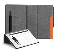OLAIKE Book Folio Case para Remarkable 2 Paper Tablet 10.3" 2020, Fabric Smart Cover con Soporte Giratorio de 360 Grados y Bolsillo para lápiz óptico, Gris y Naranja