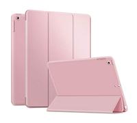 OLAIKE- Estuche Blando para el Nuevo iPad 10.2 8th Gen 2020 / iPad 7th Generation 10.2 "2019, Auto Sleep/Wake Slim Lightweight Tri Fold Stand Case, Soft TPU Back Cover para iPad 10.2 Inch, Rosa