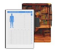 OLAIKE Funda para Remarkable Paper Pro Color Paper 11,8" 2024, Auto Wake/Sleep, Magnética Folio de Cuero PU Premium con Hebilla para Bolígrafo, con Membresía Premium (La Biblioteca)