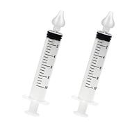 Olakin Aspirador Nasal [2 Piezas], Aspirador Nasal Bebes Silicona Portátil Profesional con Punta de Succión Nasal de Silicona Reutilizable, Jeringa Irrigadora Nasal