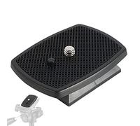 Olakin Placa De Liberación Rápida para Cámara, Adaptador de Placa de Liberación Rápida con Tornillo de 1/4", Plató Rápido Trípode Sistema para Cabezal Panorámico