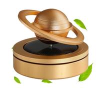 Olar Car Perfume, Aromatherapy Car Ornament, Rotating Car Air Freshener, Dashboard Decoration, Double Ring Suspension Air Freshener, Long-lasting Car Fragrance, Car Accessories, Solar-powered Car Orna
