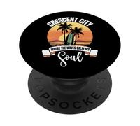 Olas - Crescent City PopSockets PopGrip Adhesivo