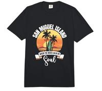 Olas - Isla San Miguel Comfort Colors Adult Heavyweight T-Shirt