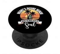 Olas - Playa Heart's Desire PopSockets PopGrip Adhesivo
